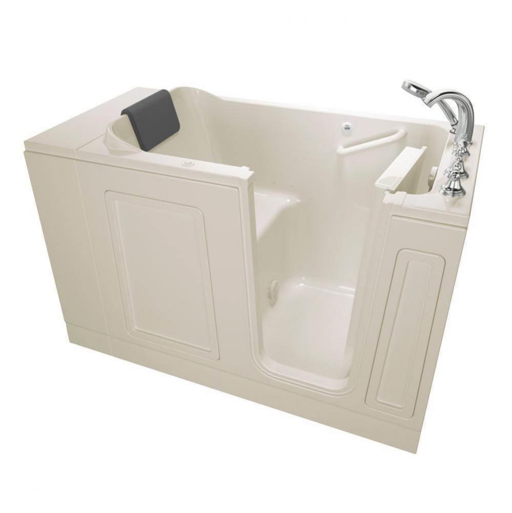 Acrylic Luxury Series 30 x 51 -Inch Walk-in Tub With Air Spa System - Right-Hand Drain With Faucet