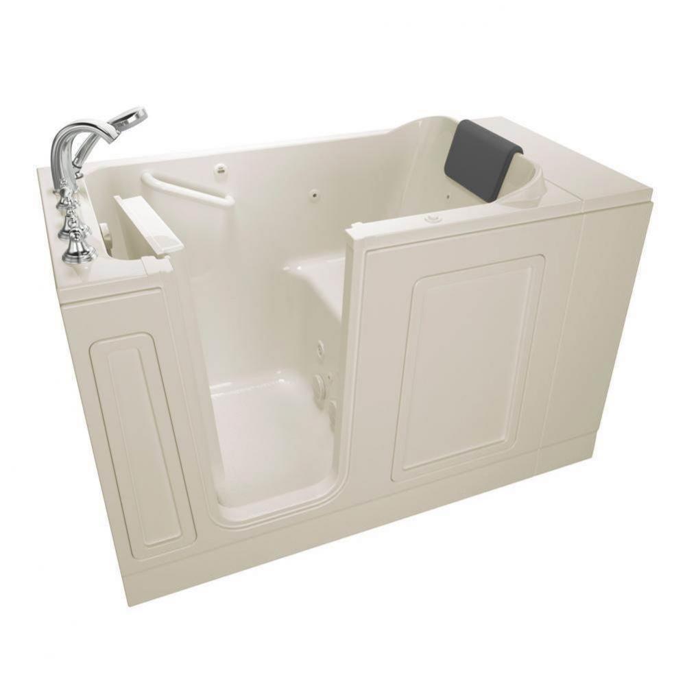 Acrylic Luxury Series 30 x 51 -Inch Walk-in Tub With Whirlpool System - Left-Hand Drain With Fauce