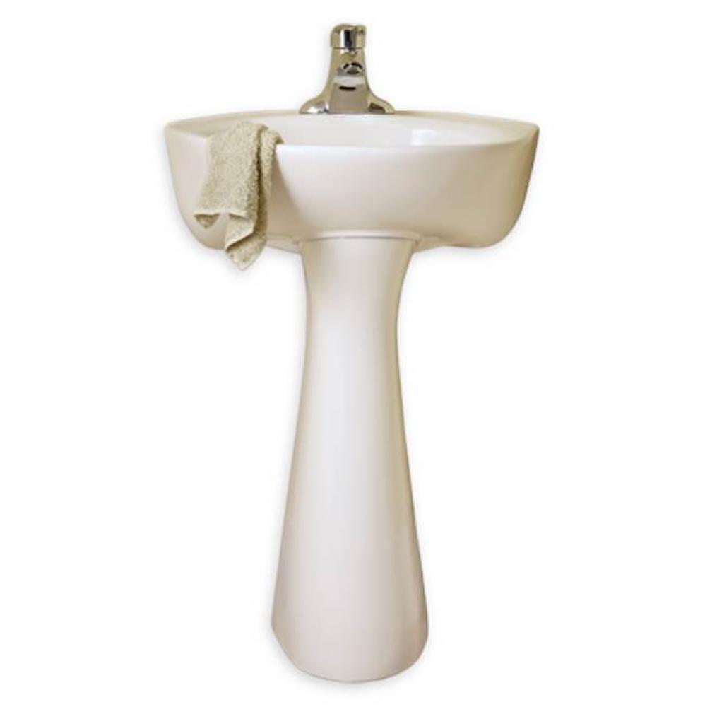 Cornice Center Hole Only Pedestal Sink Top and Leg Combination