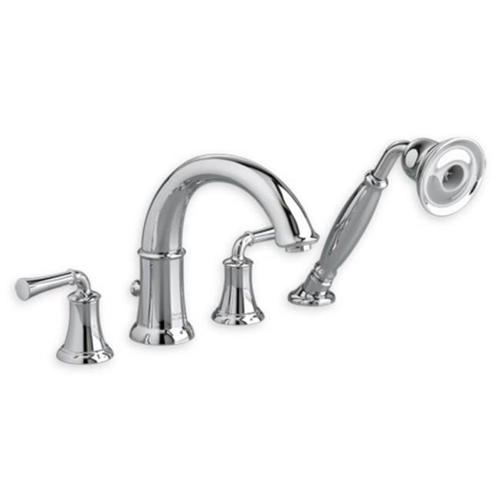 Portsmouth Bathtub Faucet with Personal Shower for Flash Rough-in Valve with Lever Handles