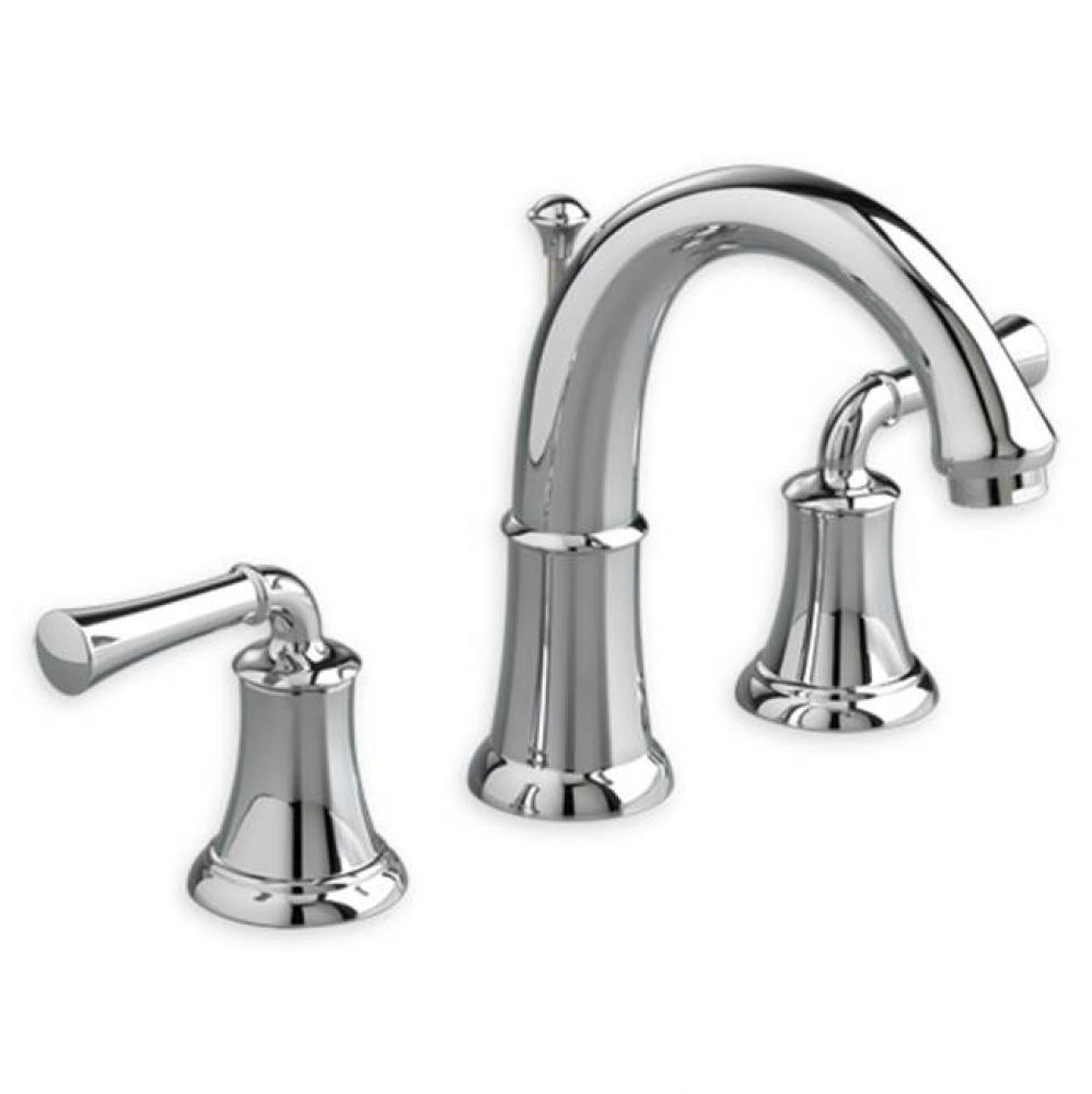 Portsmouth 8-In. Widespread 2-Handle Crescent Spout Bathroom Faucet 1.2 GPM with Lever Handles