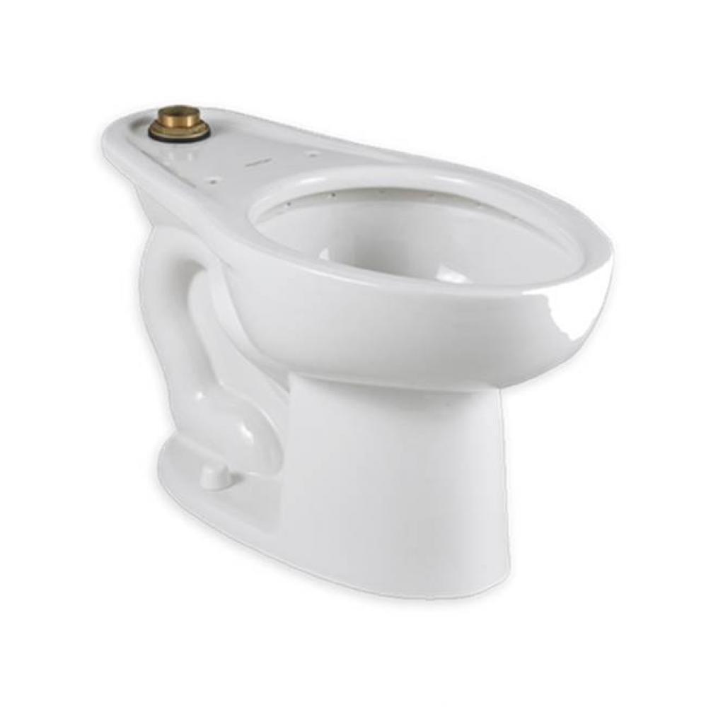 Madera™ 1.1 - 1.6 gpf (4.2 - 6.0 Lpf) Chair Height Top Spud Elongated Bowl With Bedpan Lugs