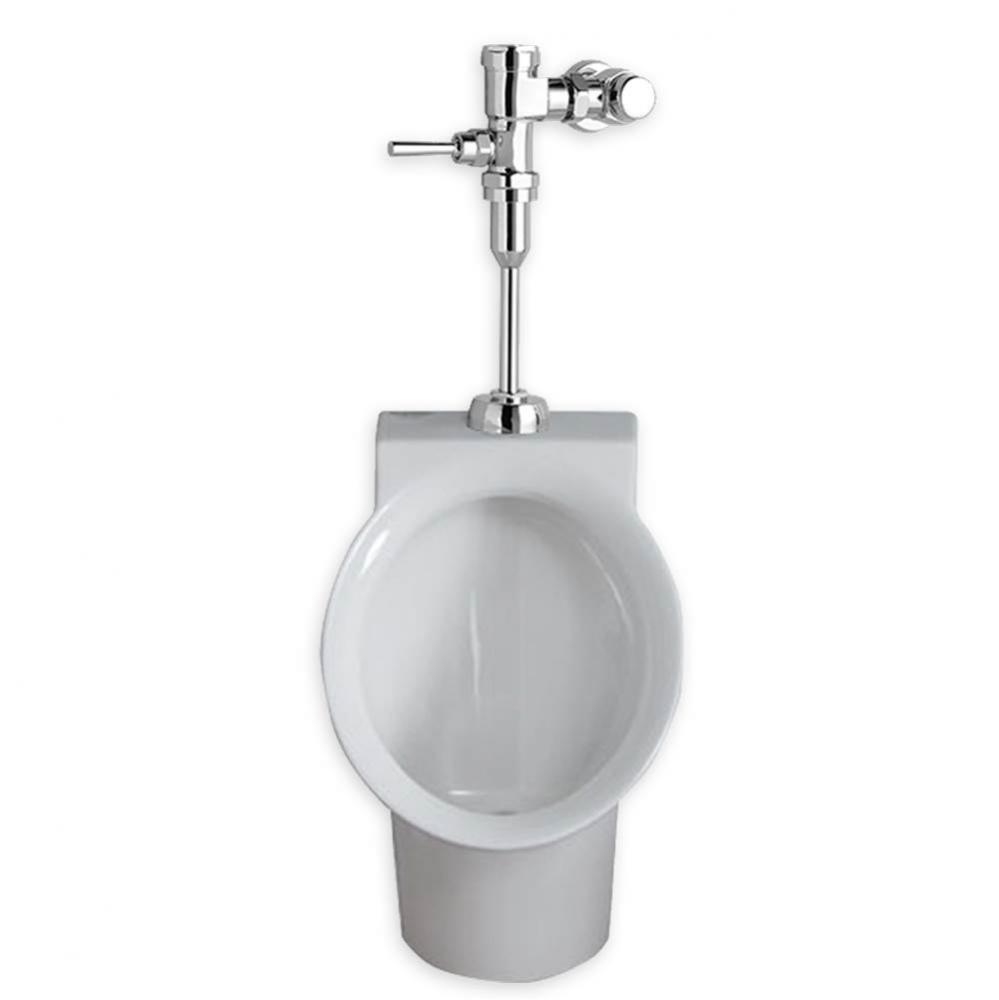 Decorum® EverClean® Urinal System With Manual Piston Flush Valve, 0.125 gpf/0.5 Lpf