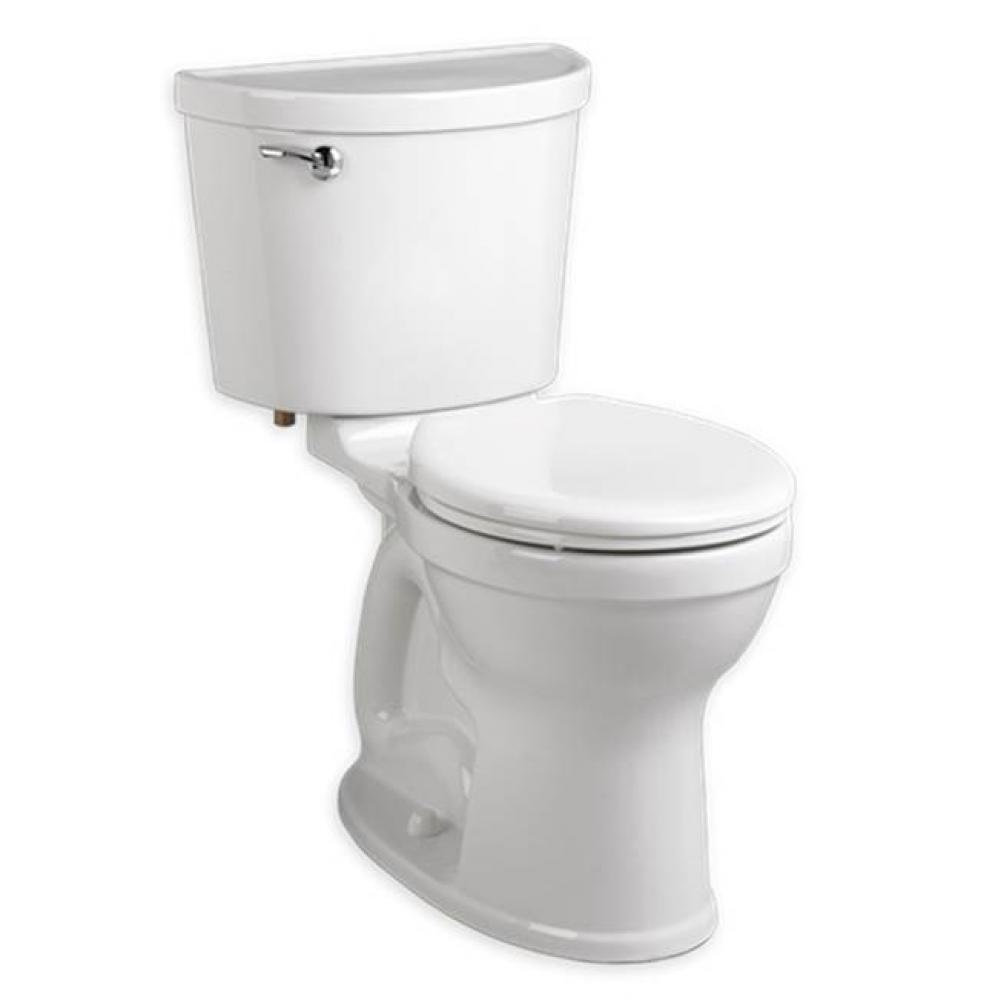 Champion PRO Two-Piece 1.6 gpf/6.0 Lpf Chair Height Round Front Right-Hand Trip Lever Toilet Less