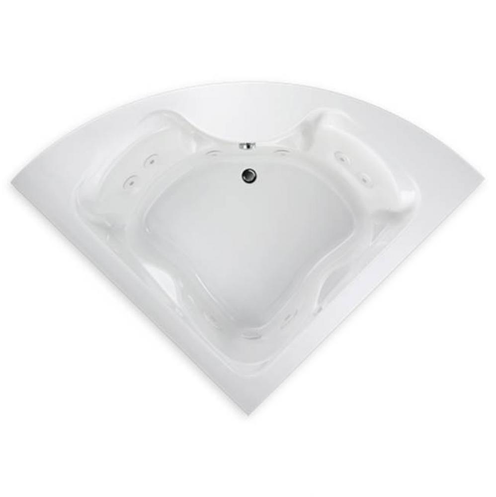 Cadet® Corner 60 x 60-Inch Drop-In Bathtub With EverClean® Hydromassage System