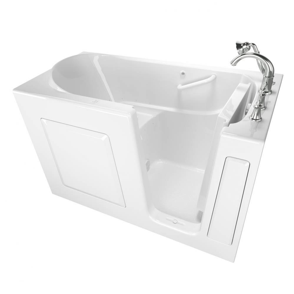 Gelcoat Value Series 30 x 60 -Inch Walk-in Tub With Air Spa System - Right-Hand Drain With Faucet