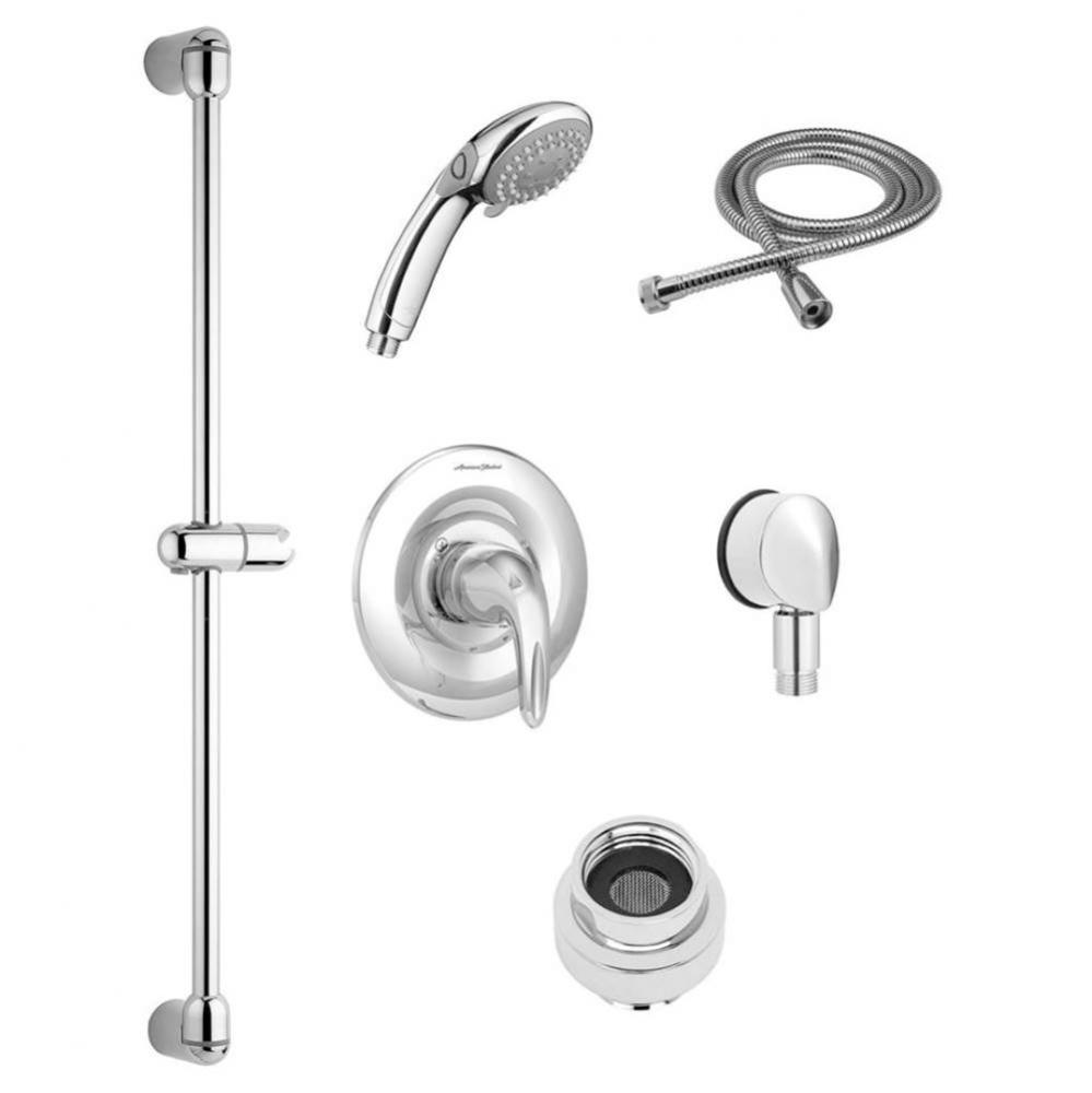 Commercial Shower System Trim Kit 1.5 gpm/5.7 Lpm With 36-Inch Slide Bar and Hand Shower