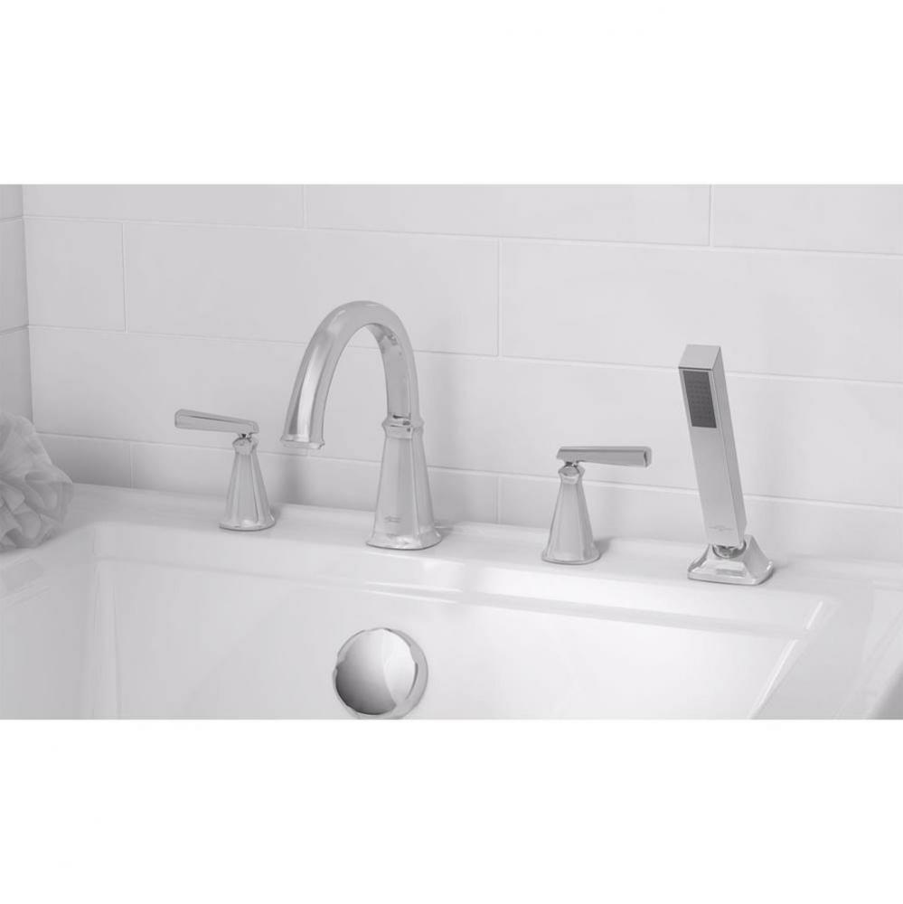 Edgemere® Bathtub Faucet With Lever Handles and Personal Shower for Flash® Rough-In Valv