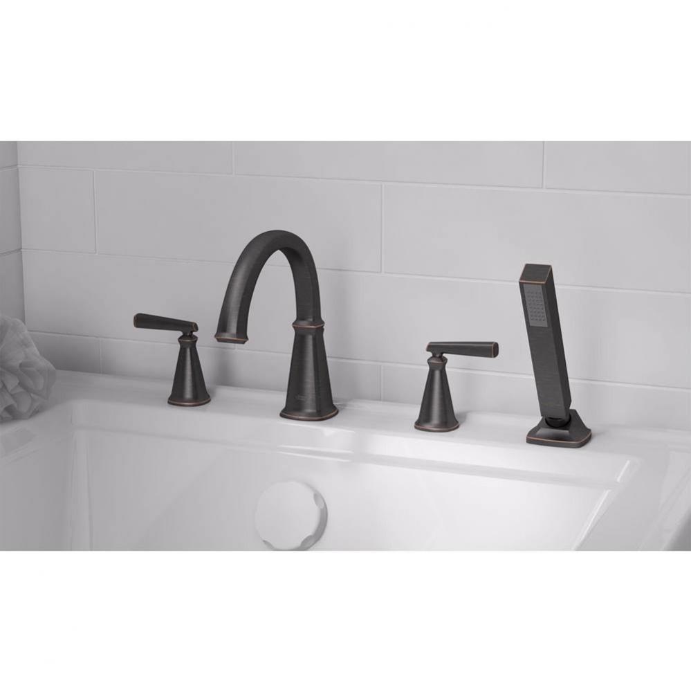 Edgemere® Bathtub Faucet With Lever Handles and Personal Shower for Flash® Rough-In Valv