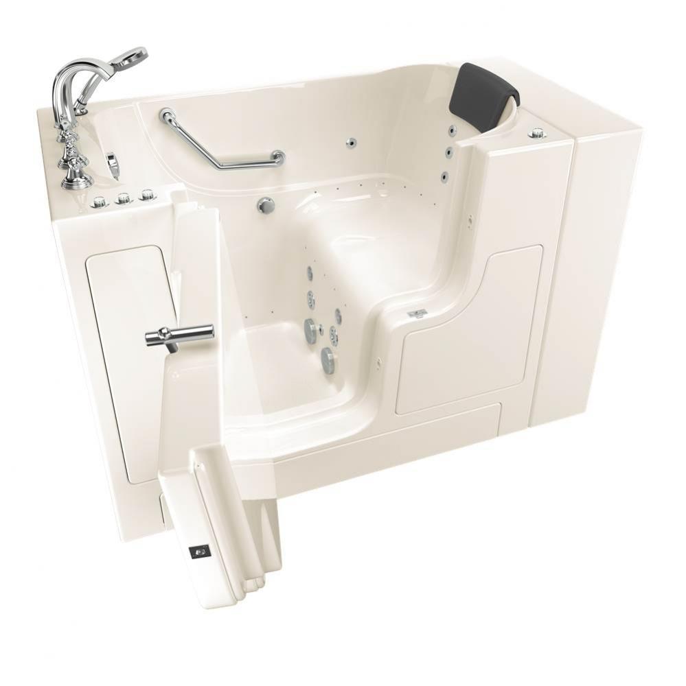 Gelcoat Premium Series 30 x 52 -Inch Walk-in Tub With Combination Air Spa and Whirlpool Systems -