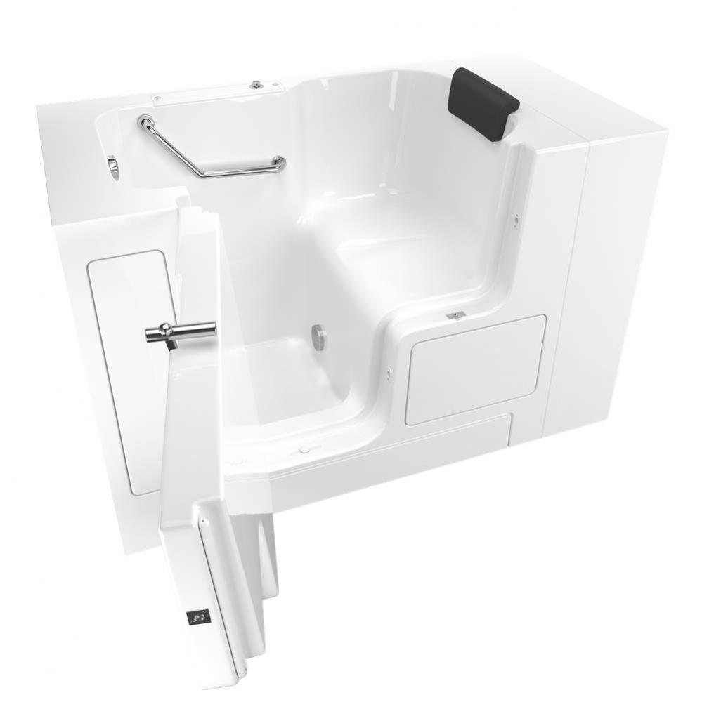 Gelcoat Premium Series 32 x 52 -Inch Walk-in Tub With Soaker System - Left-Hand Drain