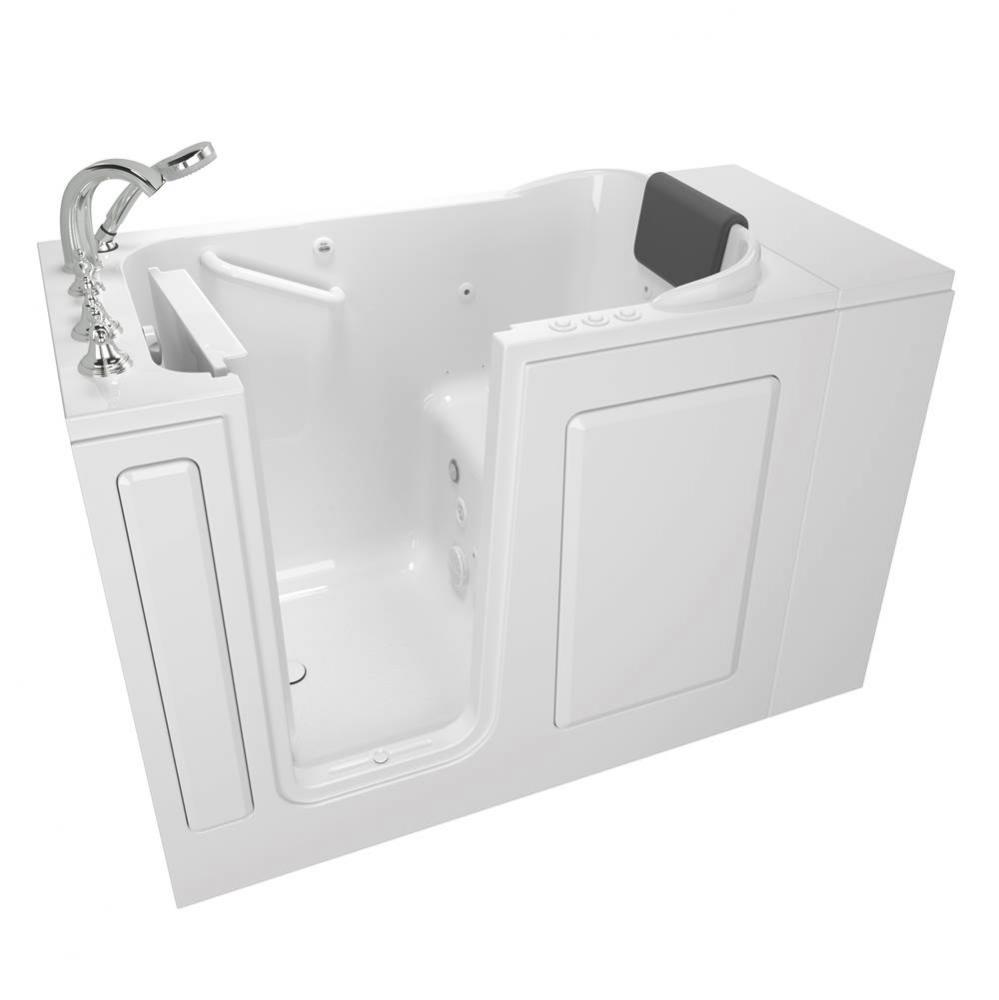 Gelcoat Premium Series 28 x 48-Inch Walk-in Tub With Combination Air Spa and Whirlpool Systems - L