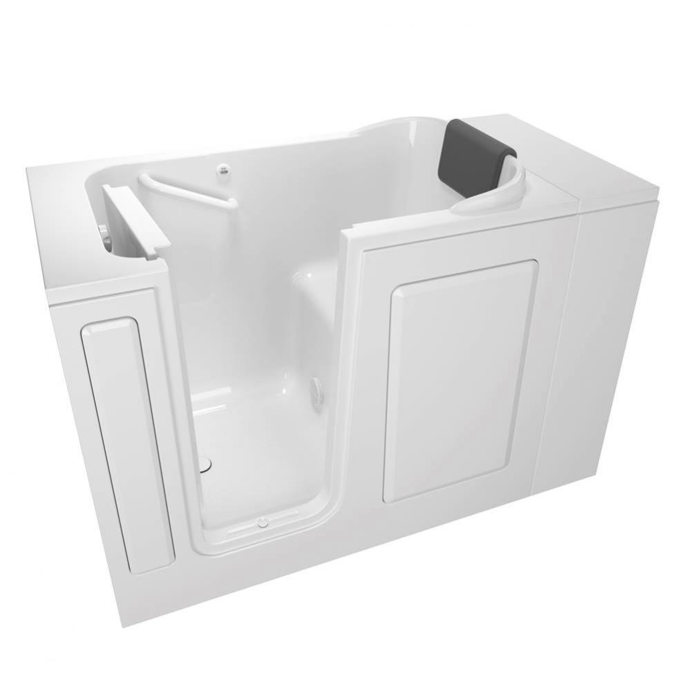 Gelcoat Premium Series 28 x 48-Inch Walk-in Tub With Soaker System - Left-Hand Drain