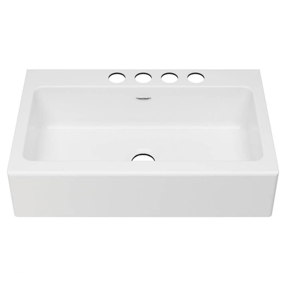 Delancey® 36 x 22-Inch Cast Iron 4-Hole Undermount Single Bowl Apron Front Kitchen Sink