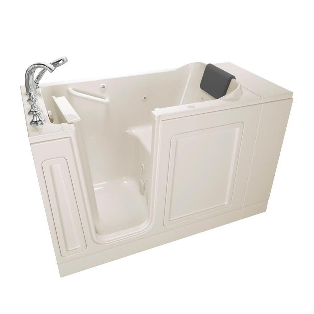 Acrylic Luxury Series 28 x 48-Inch Walk-in Tub With Whirlpool System - Left-Hand Drain With Faucet