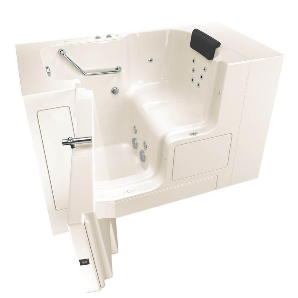 Gelcoat Premium Series 32 x 52 -Inch Walk-in Tub With Whirlpool System - Left-Hand Drain