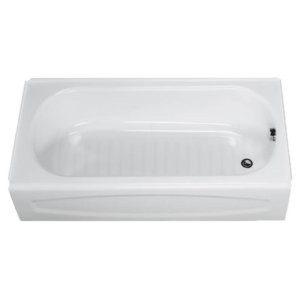 New Salem 60 x 30-Inch Integral Apron Bathtub With Right-Hand Outlet