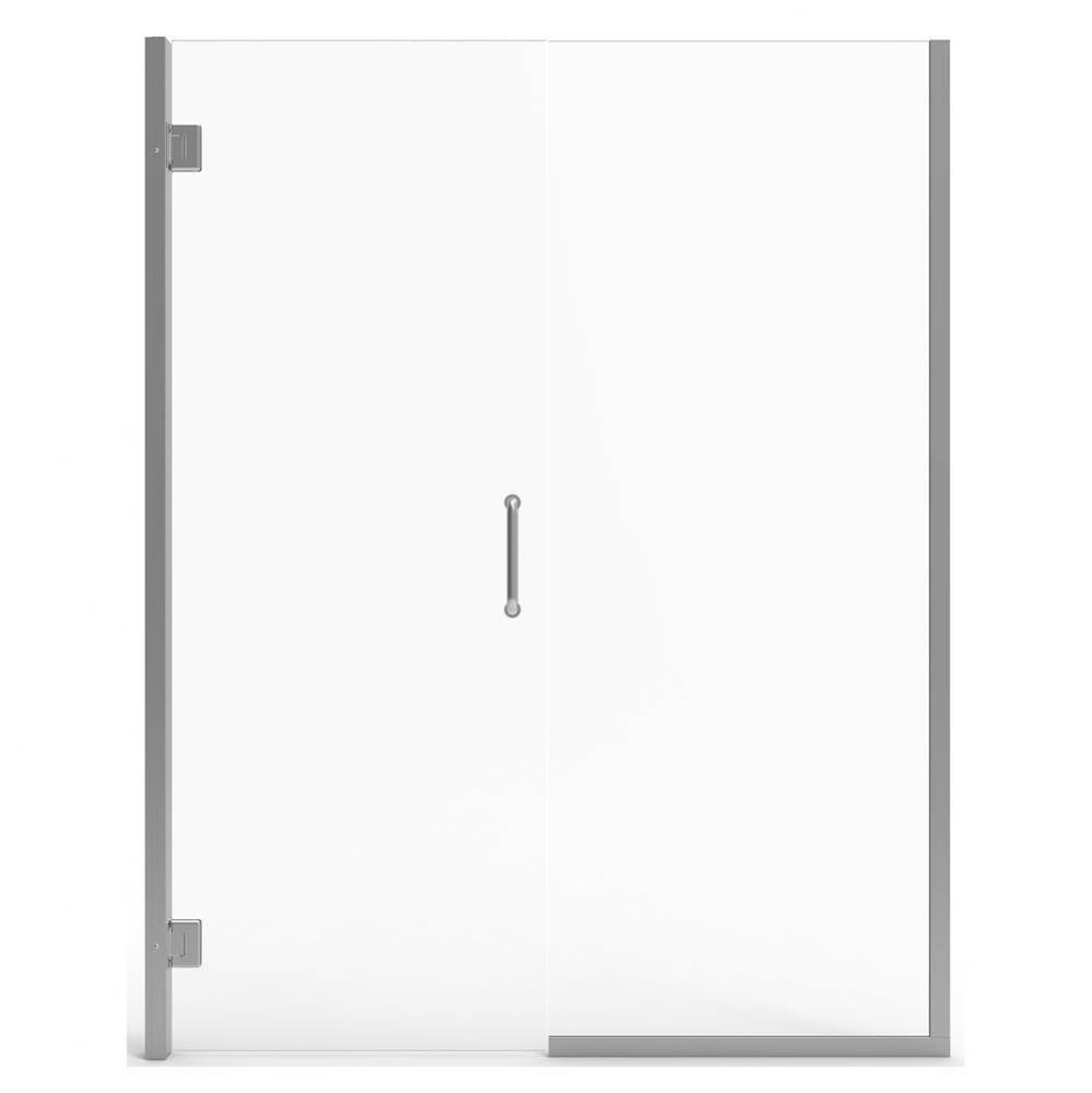 72-Inch Height Frameless Shower Door With Panel