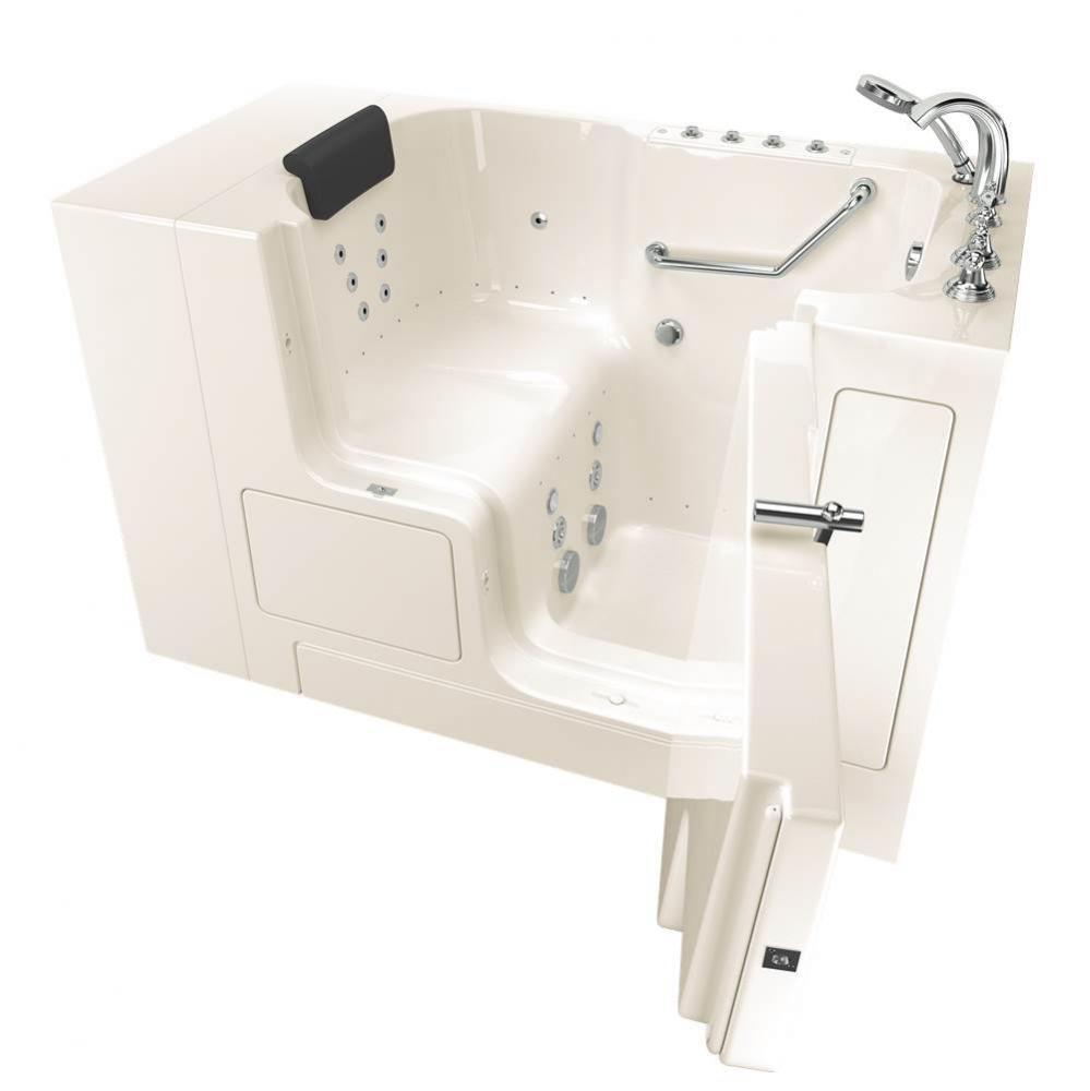 Gelcoat Premium Series 32 x 52 -Inch Walk-in Tub With Combination Air Spa and Whirlpool Systems -