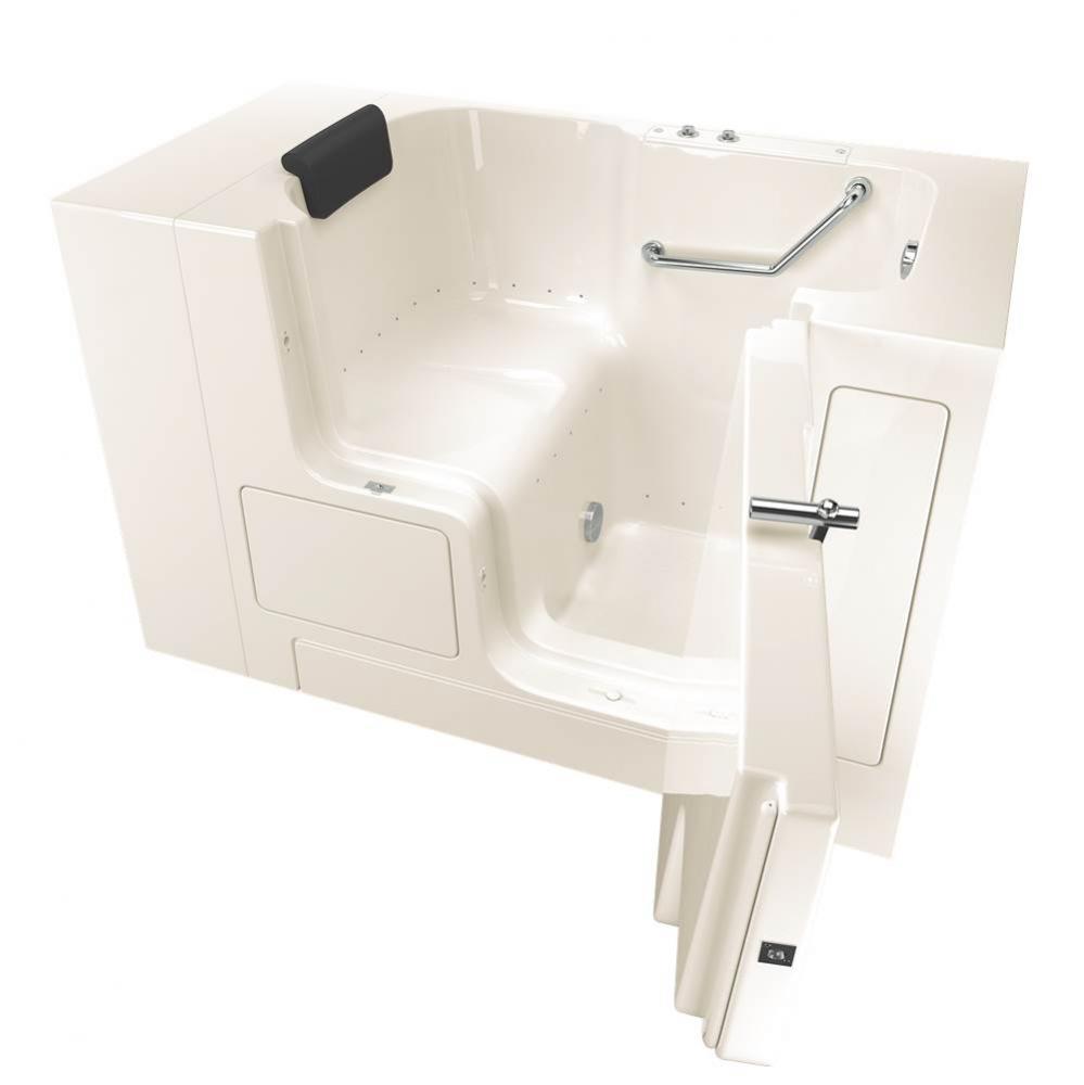 Gelcoat Premium Series 32 x 52 -Inch Walk-in Tub With Air Spa System - Right-Hand Drain