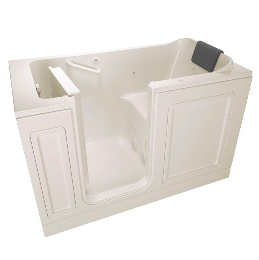 Acrylic Luxury Series 32 x 60 -Inch Walk-in Tub With Whirlpool System - Left-Hand Drain