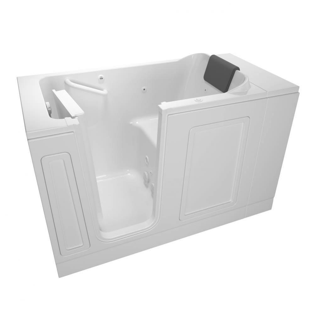 Acrylic Luxury Series 30 x 51 -Inch Walk-in Tub With Whirlpool System - Left-Hand Drain