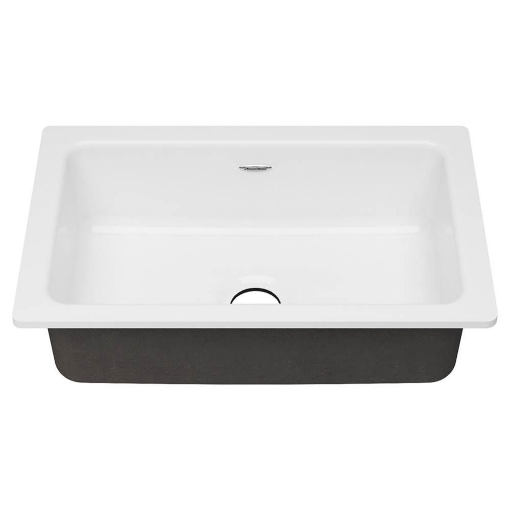 Delancey® 30 x 19-Inch Cast Iron Undermount Single Bowl Kitchen Sink