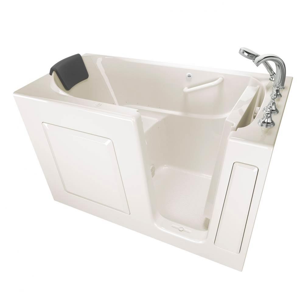 Gelcoat Premium Series 30 x 60 -Inch Walk-in Tub With Air Spa System - Right-Hand Drain With Fauce