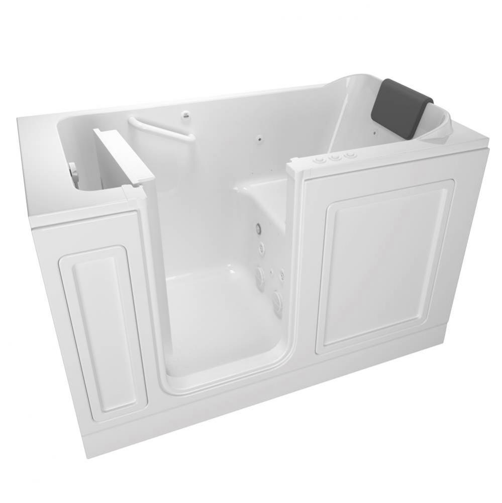 Acrylic Luxury Series 32 x 60 -Inch Walk-in Tub With Combination Air Spa and Whirlpool Systems - L