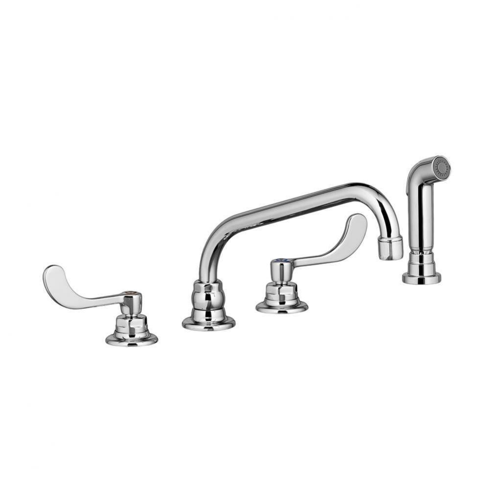 Monterrey® Bottom Mount Kitchen Faucet With Tubular Spout and Wrist Blade Handles 1.5 gpm/5.7