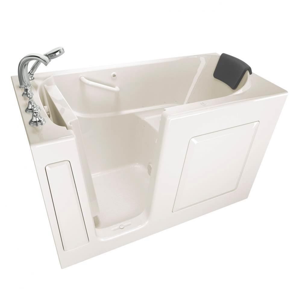 Gelcoat Premium Series 30 x 60 -Inch Walk-in Tub With Air Spa System - Left-Hand Drain With Faucet