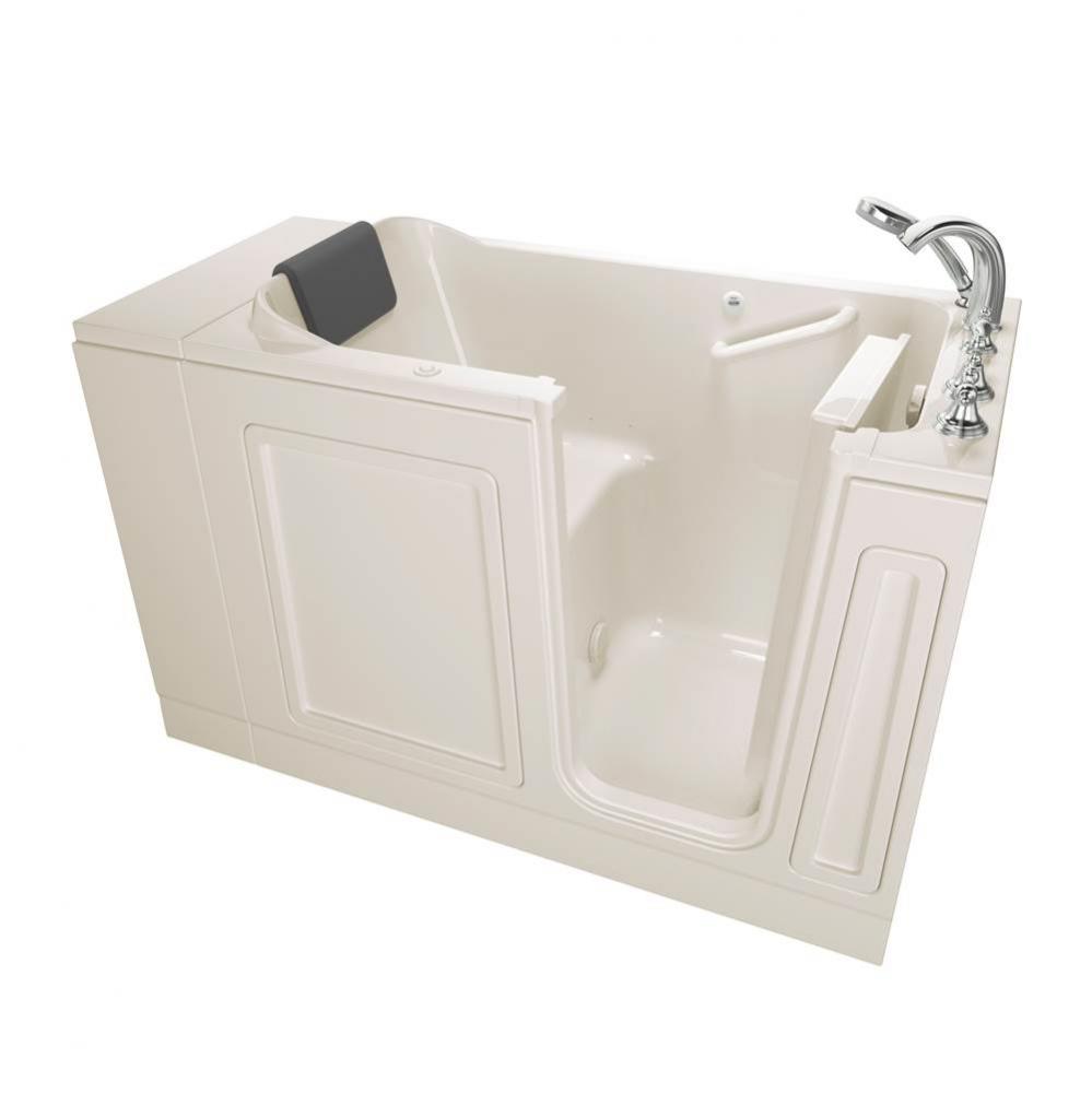 Acrylic Luxury Series 28 x 48-Inch Walk-in Tub With Air Spa System - Right-Hand Drain With Faucet