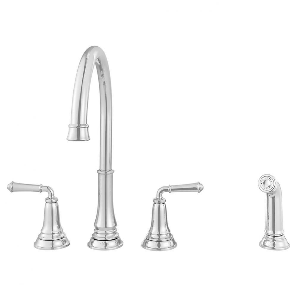 Delancey® 2-Handle Widespread Kitchen Faucet 1.5 gpm/5.7 L/min With Side Spray