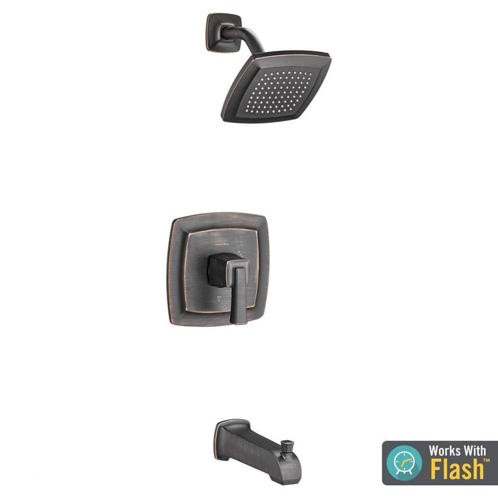 Townsend® 2.5 gpm/9.5L/min Tub and Shower Trim Kit With Rain Showerhead, Double Ceramic Press