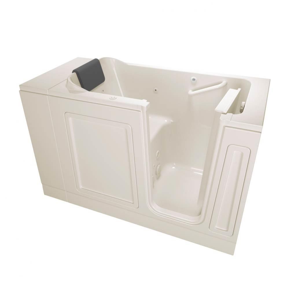 Acrylic Luxury Series 28 x 48-Inch Walk-in Tub With Whirlpool System - Right-Hand Drain