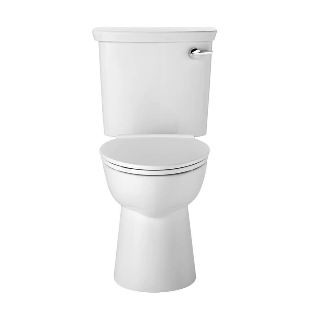 VorMax® Two-Piece 1.0 gpf/3.8 Lpf Chair Height Right-Hand Trip Lever Elongated Toilet Less Se
