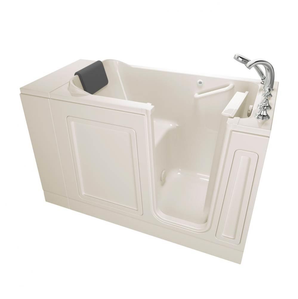 Acrylic Luxury Series 28 x 48-Inch Walk-in Tub With Soaker System - Right-Hand Drain With Faucet