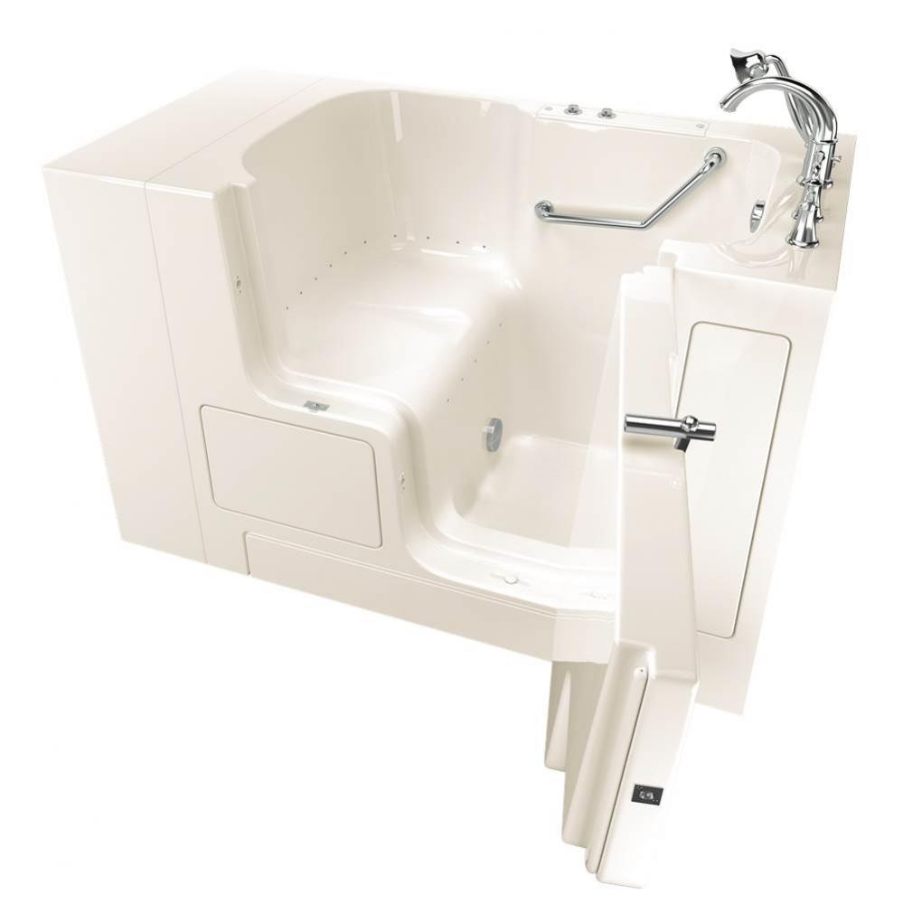 Gelcoat Premium Series 32 in. x 52 in. Outward Opening Door Walk-In Bathtub with Air Spa system