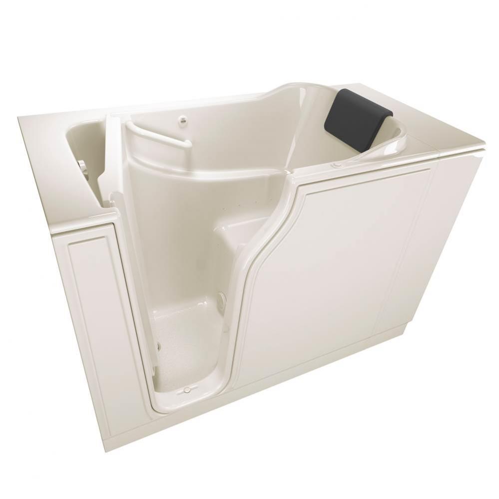 Gelcoat Premium Series 30 x 52 -Inch Walk-in Tub With Air Spa System - Left-Hand Drain