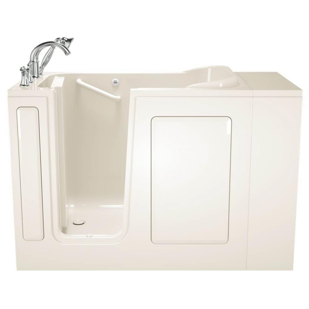 Gelcoat Value Series 28 x 48-Inch Walk-in Tub With Soaker System - Left-Hand Drain With Faucet