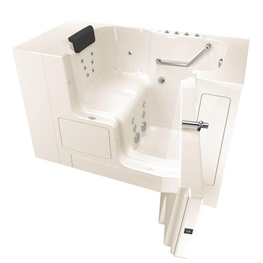 Gelcoat Premium Series 32 x 52 -Inch Walk-in Tub With Combination Air Spa and Whirlpool Systems -