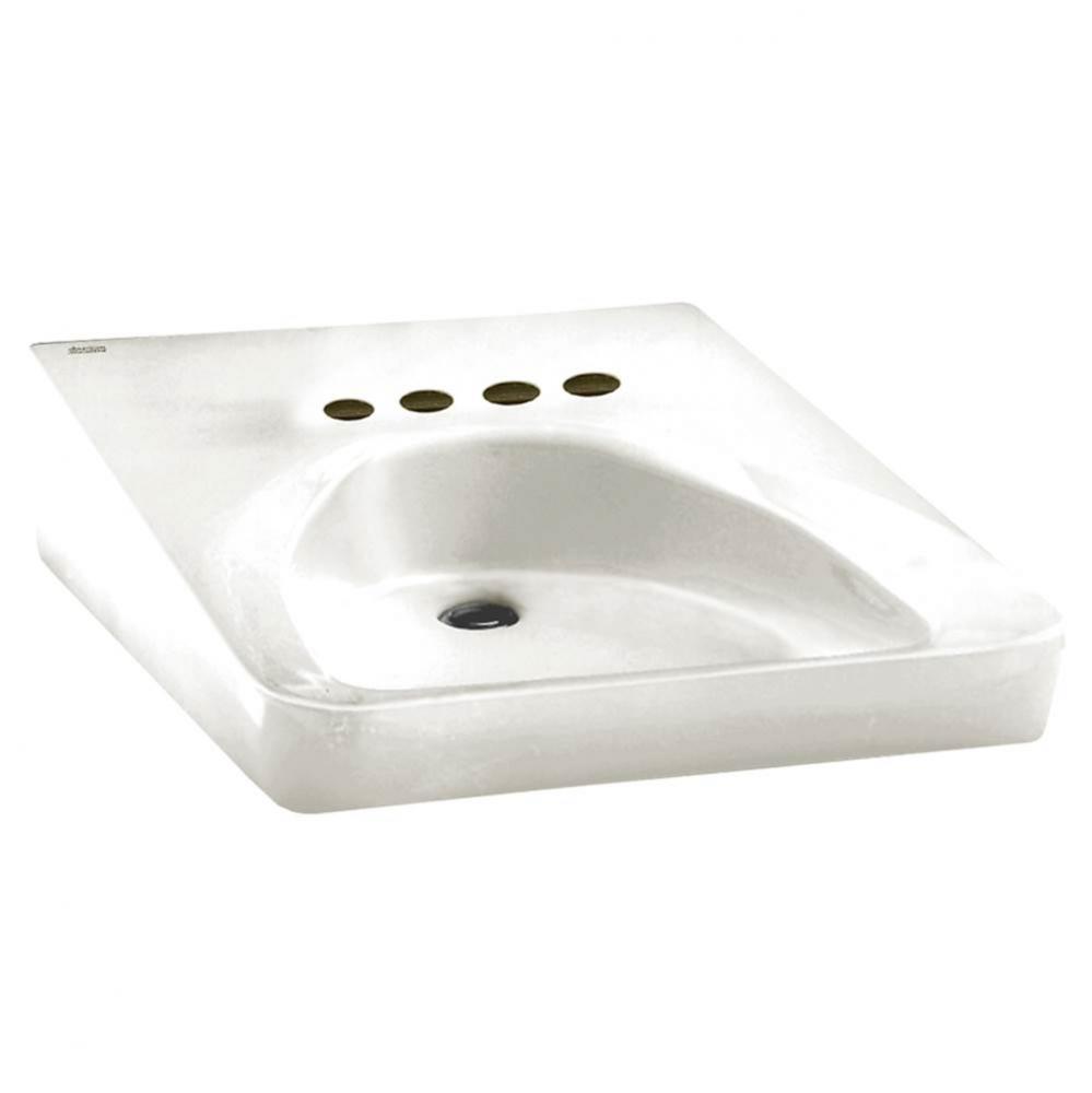 WheelChair Users Bathroom Sink 10-1/2-in. Centers with Extra Right-Hand Hole