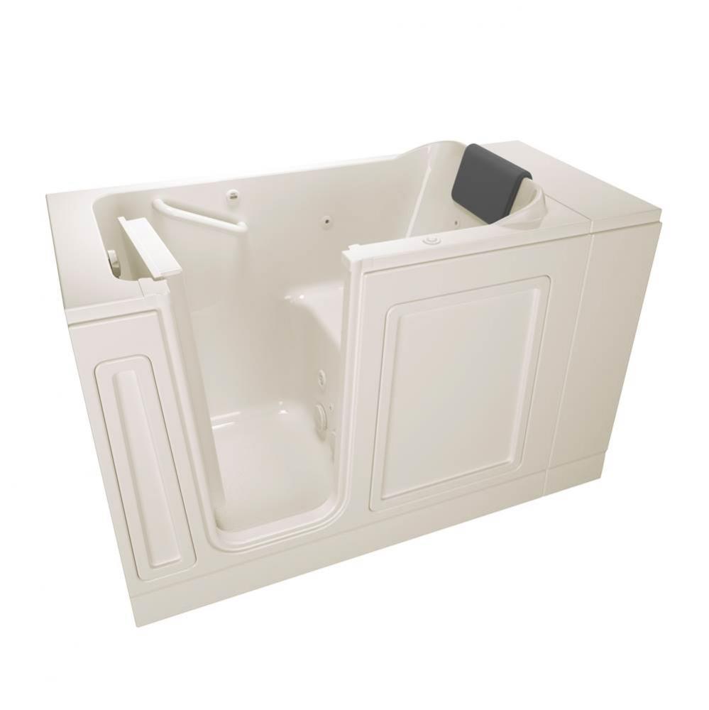 Acrylic Luxury Series 28 x 48-Inch Walk-in Tub With Whirlpool System - Left-Hand Drain