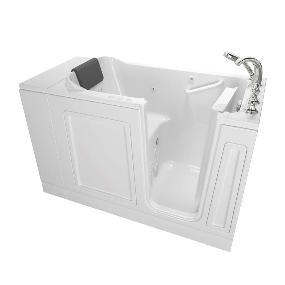 Acrylic Luxury Series 28 x 48-Inch Walk-in Tub With Combination Air Spa and Whirlpool Systems - Ri