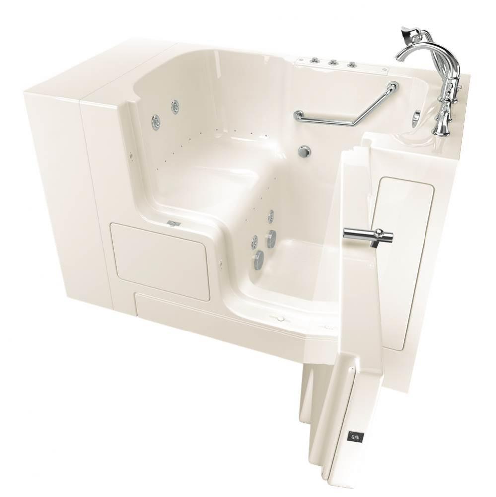 Gelcoat Value Series 32 x 52 -Inch Walk-in Tub With Combination Air Spa and Whirlpool Systems - Ri