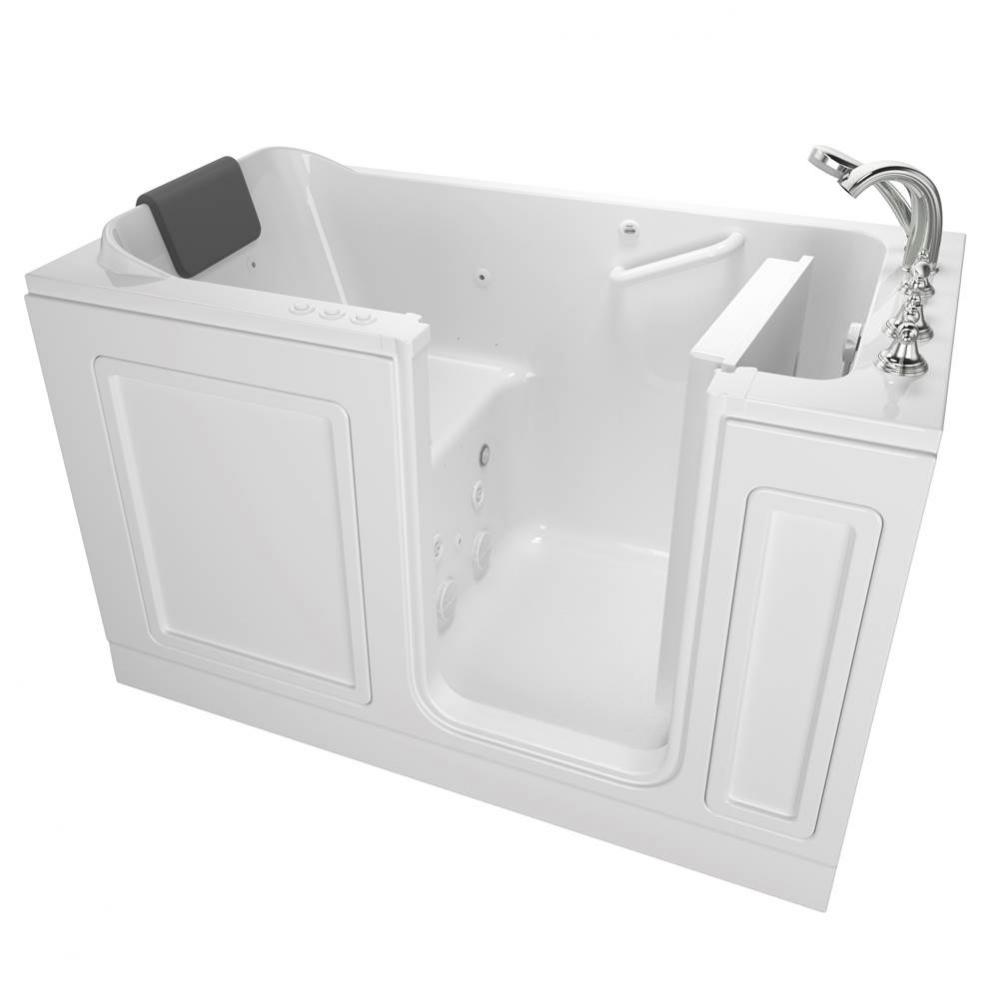 Acrylic Luxury Series 32 x 60 -Inch Walk-in Tub With Combination Air Spa and Whirlpool Systems - R
