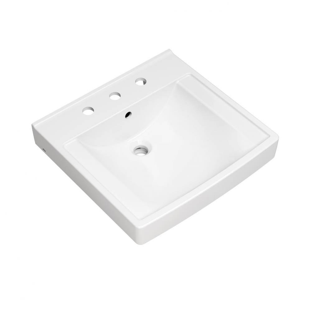 Decorum® 21 x 20-1/4-Inch (533 x 514 mm) Wall-Hung EverClean® Sink With 8-Inch Widesprea