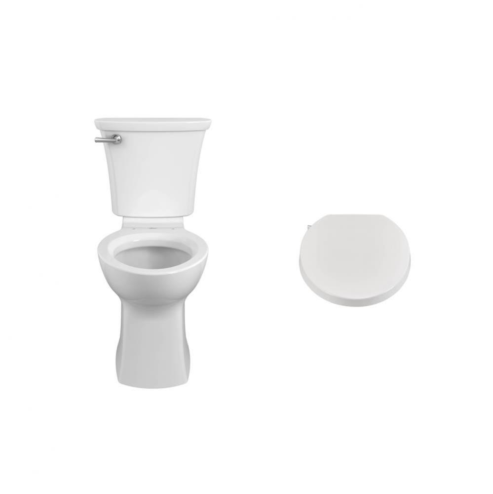 AquaWash® 1.0 SpaLet® Bidet Seat and Edgemere® Chair Height Elongated 1.28 gpf/4.8