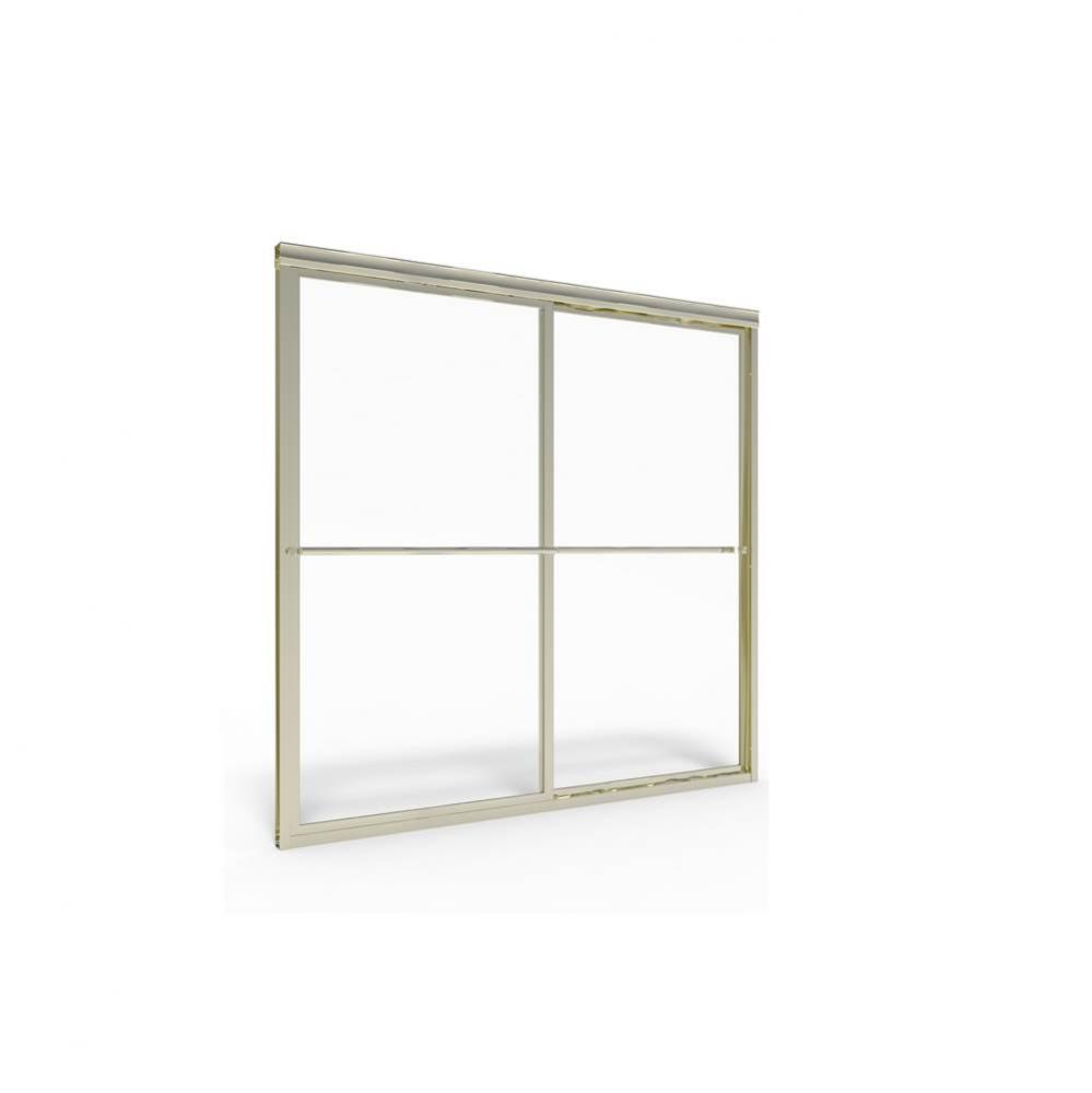 Prestige 58-1/2-Inch Height Framed Sliding Tub Door