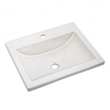 American Standard 0643001.020 - Studio® Drop-In Sink With Center Hole Only